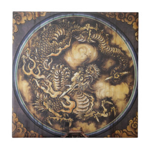 Traditional Japanese Oriental Dragon - 日本 -  Tile