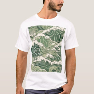 Traditional Japanese Pattern Design 0019 Artwork T-Shirt