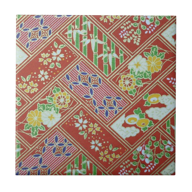 Traditional Japanese Pattern Tiles (Front)