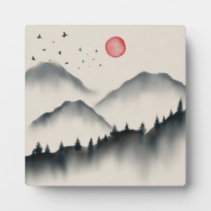 Traditional Japanese themed style Plaque