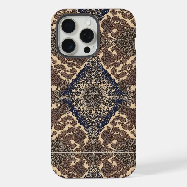 Traditional Javanese Batik Pattern iPhone Case (Back)