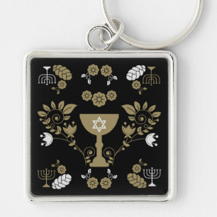 Traditional Jewish Gifts for Shabbat Keychain