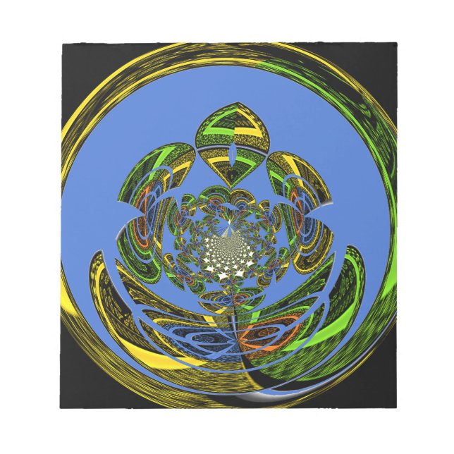 Traditional Just Blue Notepad (Front)