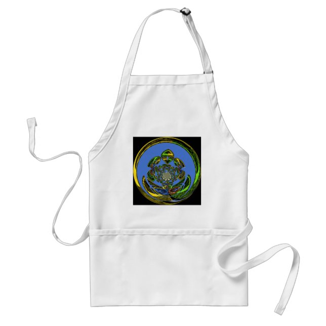 Traditional Just Blue Standard Apron (Front)