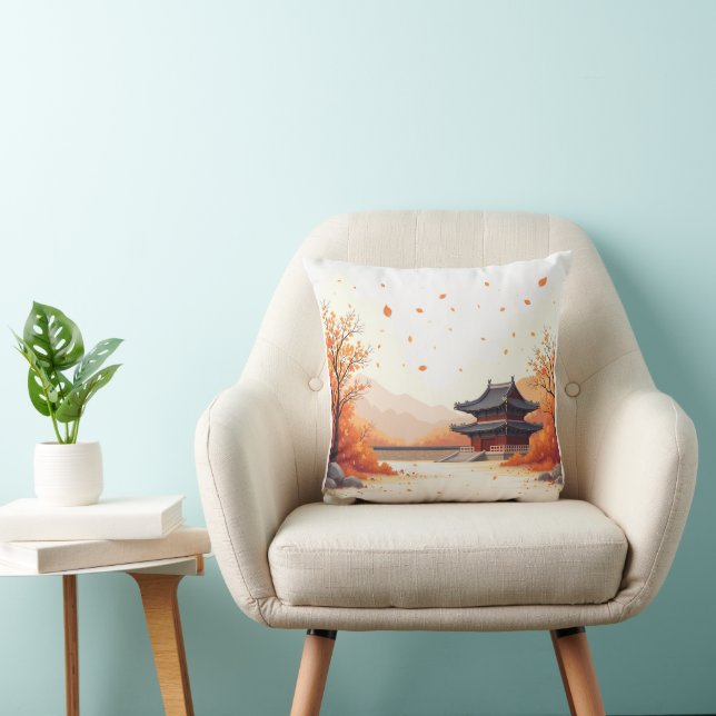 traditional Korea Throw Pillow (Chair)