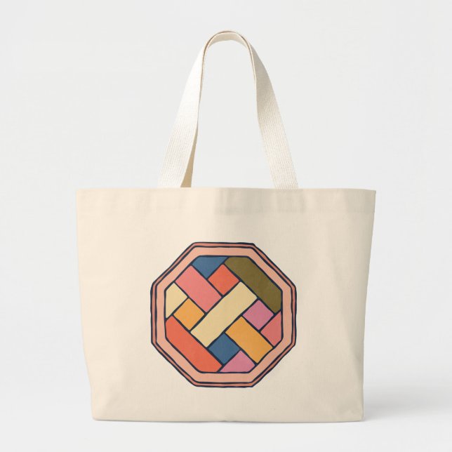 Traditional Korean Pattern Arts  Tote Bag (Devant)