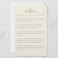Traditional Latin Mass Dress Code Insert