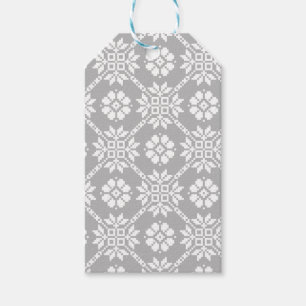 Traditional Latvian grey Sun Auseklis Saulite  Gift Tags