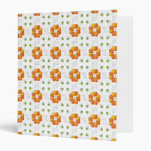 Traditional Latvian SUN sign geometric design IX Binder