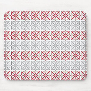 Traditional Latvian SUN sign geometric pattern I Mouse Pad