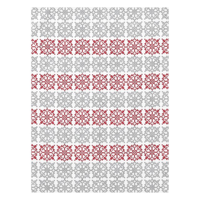 Traditional Latvian SUN sign geometric pattern I Tablecloth (Front)