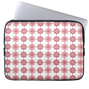 Traditional Latvian SUN sign geometric pattern IV Laptop Sleeve