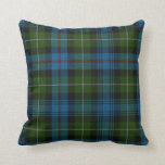 Traditional MacKenzie Tartan Plaid Pillow<br><div class="desc">Great looking green, blue, and red tartan plaid accent pillow, done in the MacKenzie family pattern. Adds a stylish touch to any room of the house or office. Customize to add text. Makes a great gift idea.</div>