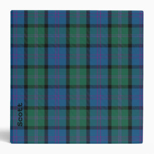 Traditional MacThomas Tartan Plaid Custom Binder