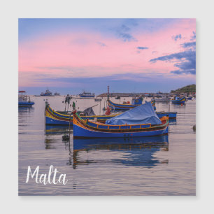Traditional Maltese boats in Marsaxlokk