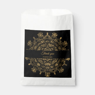 Traditional mandala classic elegant luxury wedding favour bag