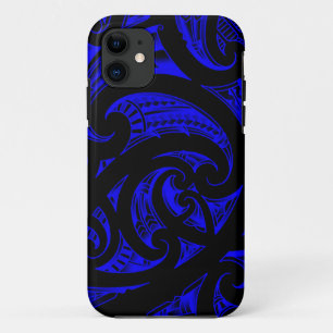 Traditional Maori Kirituhi art from New-Zealand iPhone 11 Case
