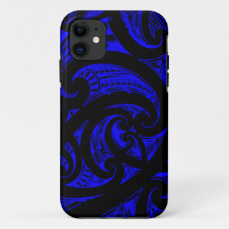 Traditional Maori Kirituhi art from New-Zealand iPhone 11 Case