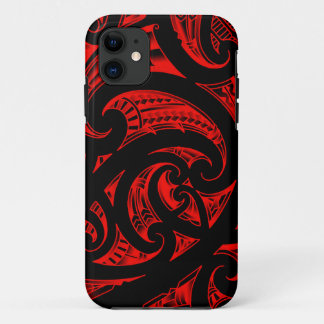 Traditional Maori Kirituhi art from New-Zealand iPhone 11 Case