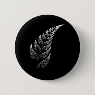 Traditional Maori Tribal Tattoo. New Zealand. Aote 2 Inch Round Button
