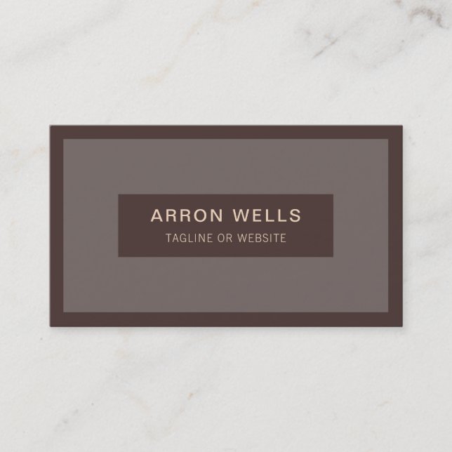 Traditional Masculine Professional  Business card (Front)