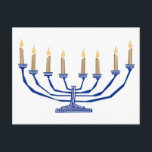 Traditional Menorah Postcard<br><div class="desc">Traditional Menorah</div>