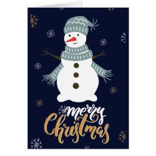 Traditional "Merry Christmas"  Snowman  Christmas