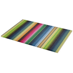 Traditional Mexican Blanket Serape Cutting Board