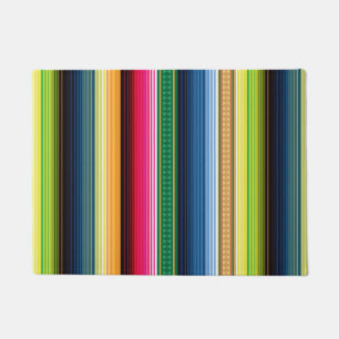 Traditional Mexican Blanket Serape Doormat