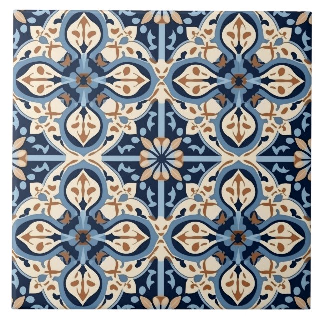 Traditional Mexican Pattern  Tile (Front)