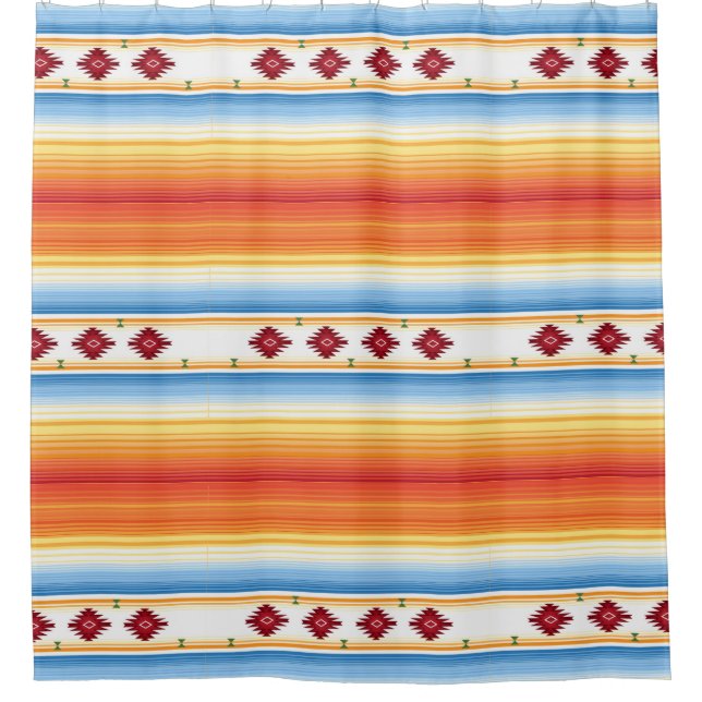 Traditional Mexican Serape Blanket (Front)