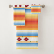Traditional Mexican Serape Blanket
