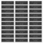 Traditional Monogram Black Crest Classic Wedding<br><div class="desc">onyx tuxedo black traditional Monogram Crest Classic Elegant Wedding _____________________________ ***this design is part of a collection*** Experience the charm of timeless elegance with my formal Traditional Monogram Wreath Classic and Elegant Wedding Collection. This collection features personalized monogrammed designs with an intricately woven wreath and frame, encapsulating the essence of...</div>