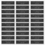 Traditional Monogram Black Crest Classic Wedding<br><div class="desc">onyx tuxedo black traditional Monogram Crest Classic Elegant Wedding _____________________________ ***this design is part of a collection*** Experience the charm of timeless elegance with my formal Traditional Monogram Wreath Classic and Elegant Wedding Collection. This collection features personalized monogrammed designs with an intricately woven wreath and frame, encapsulating the essence of...</div>