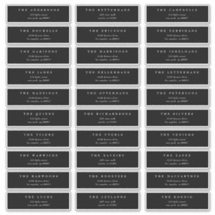 Traditional Monogram Black Crest Classic Wedding