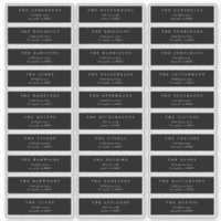 Traditional Monogram Black Crest Classic Wedding