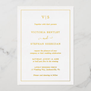 Traditional Monogram Elegant Wedding