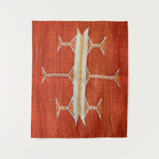 Traditional Moroccan Berber Symbol, old art Tapestry