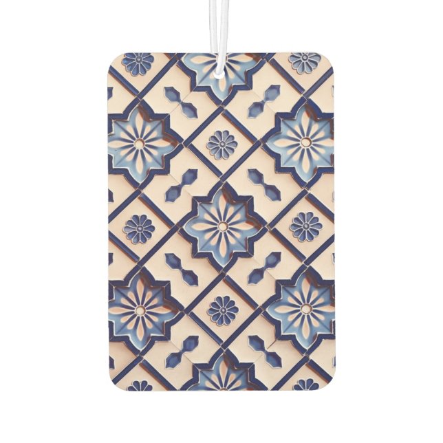 Traditional Moroccan Ceramic Pattern Air Freshener (Back)