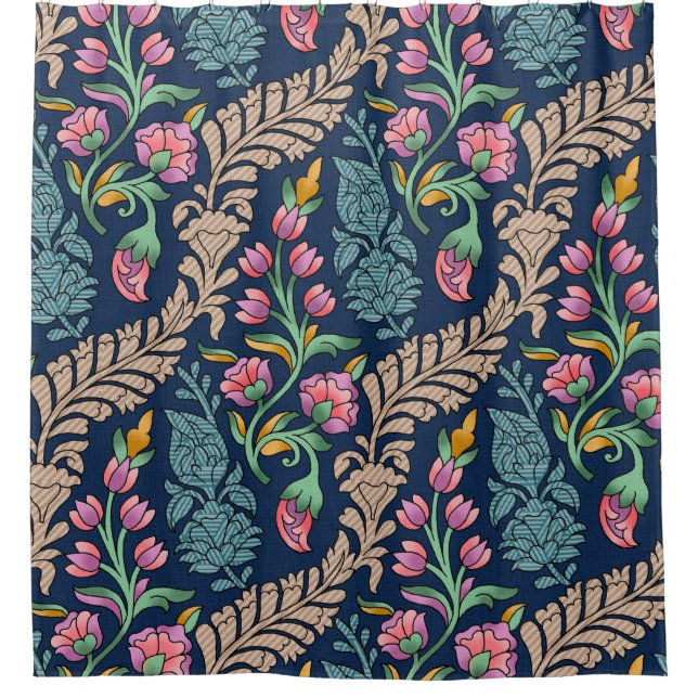 Traditional Mughal Allover Designart,pattern,flora (Front)