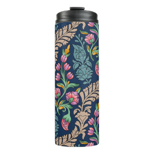 Traditional Mughal Allover Designart,pattern,flora Thermal Tumbler