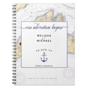 Traditional Nautical Wedding Planning + Organizing Notebook