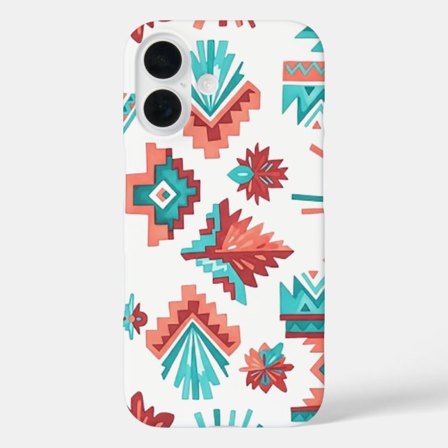 TRADITIONAL NAVAJO INDIAN ART Case-Mate iPhone CASE (Back)
