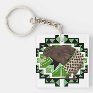 Traditional New Zealand National Bird- Kiwi Bird Keychain