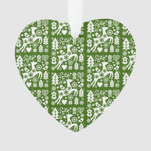 Traditional Nordic Christmas Decor Ornament