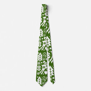 Traditional Nordic Christmas Decor Tie