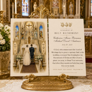 Traditional Nuptial Mass Catholic Wedding Prayer 