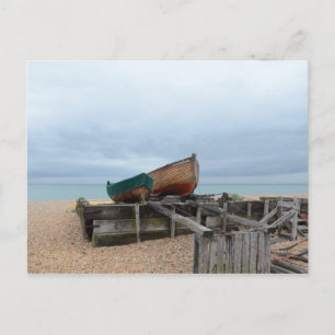 Traditional Open Fishing Boats Postcard