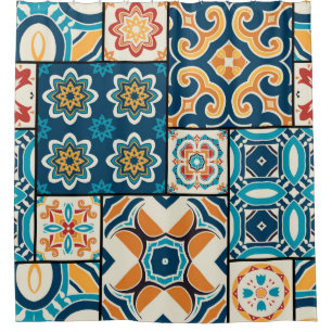 Traditional ornate portuguese decorative colour ti