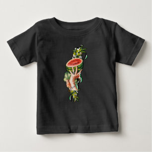 Traditional Palestine elements in palestine map Baby T-Shirt